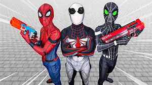 214K views · 3.4K reactions | TEAM SPIDER-MAN Nerf War vs BAD GUY TEAM || Rescue The Police From JOKER ( Live Action ) SUPER HERO IN REAL LIFE #SpiderMan #Action #Funny #superhero #venom | FLife Funny Vlogs | Facebook