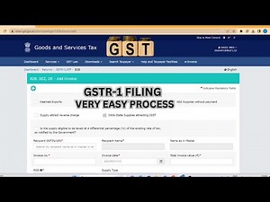 GSTR-1 FILING PROCESS VERY EASY STEPS. GSTR-1 KO KESE BARE