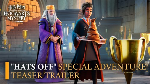 Help Professor Dumbledore with a special favour involving the Sorting Hat in "Hats Off," the newest Special Adventure - available now! Play now: bit.ly/Play-HPHM | Harry Potter: Hogwarts Mystery