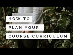How to Create a Curriculum for Your Online Course (in under a week)