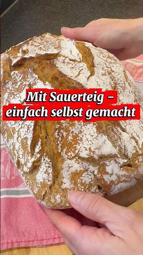 DIESES Dinkelbrot schlägt jeden Bäcker! Sauerteig & Joghurtkruste 😋 super aromatisch #brotbacken
