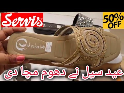 Servis Latest Ladies Shoes And Sandels Eid Sale Upto 50% Off || March 2026
