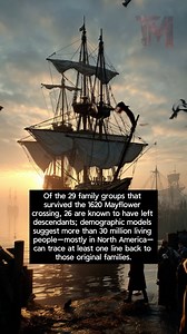 4.7M views · 71K reactions | From 26 Mayflower Families to 30 Million Descendants #MayflowerDescendants #Genealogy #ColonialHistory | TerrifyingMyths | Facebook