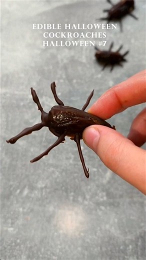 Edible Halloween Cockroaches 🪳🎃
