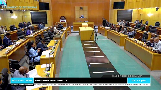 BUDGET MEETING DAY 12 1. QUESTIONS 2. MOTION 𝗦𝗘𝗖𝗢𝗡𝗗 𝗥𝗘𝗔𝗗𝗜𝗡𝗚 • 𝗔𝗽𝗽𝗿𝗼𝗽𝗿𝗶𝗮𝘁𝗶𝗼𝗻 (𝟮𝟬𝟮𝟲/𝟮𝟬𝟮𝟳) 𝗕𝗶𝗹𝗹, 𝟮𝟬𝟮𝟲 (𝗕𝗶𝗹𝗹 𝗡𝗼. 𝟭 𝗼𝗳 𝟮𝟬𝟮𝟲) An Act to authorise the payment out of the Consolidated Fund and the Development Fund of sums of money for the year ending 31st March, 2027. (𝙋𝙪𝙗𝙡𝙞𝙨𝙝𝙚𝙙 𝙤𝙣 23𝙧𝙙 𝙅𝙖𝙣𝙪𝙖𝙧𝙮, 2026) (𝙈𝙞𝙣𝙞𝙨𝙩𝙚𝙧 𝙤𝙛 𝙁𝙞𝙣𝙖𝙣𝙘𝙚) (𝙍𝙚𝙨𝙪𝙢𝙚𝙙 𝘿𝙚𝙗𝙖𝙩𝙚) | The Patriot on Sunday