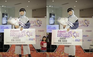 Riena Amirah Juara Ikon Zayan HijabStar, Bawa Pulang RM5,000!
