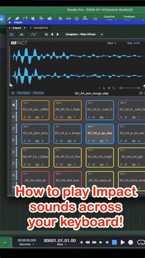 Impact and Sample One in Studio Pro 8 has new features! #fenderstudiopro #studiopro #musicproducer