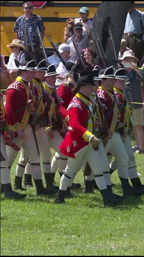 The Lexington Minutemen participate in the Battle of Gloucester reenactment