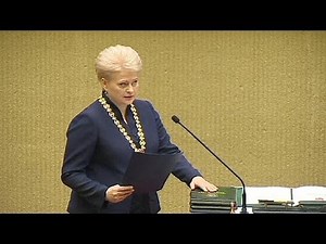 Grybauskaite für zweite Amtszeit vereidigt