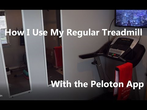 How I Use a Regular Treadmill with the Peloton App (Apple iOS)
