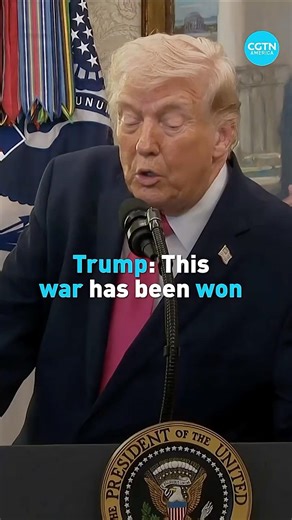 Trump says Iran war has been won