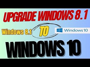How to Upgrade Windows 8.1 to Windows 10 for Free (without Losing Data) ||✅ 2024||