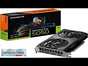 GIGABYTE GeForce RTX 5050 WINDFORCE OC 8G Graphics Card 8GB 128 bit GDDR6