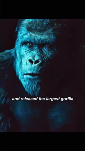 Chimpanzees dominate the world#film #movie