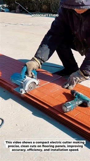 Fast Precision Floor Cutting Tool 🔥 #construction #tools #flooring