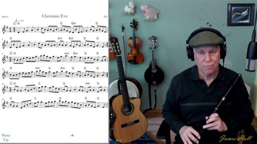 James Hall - Irish Flute - Traditional Celtic Tunes - Play Along