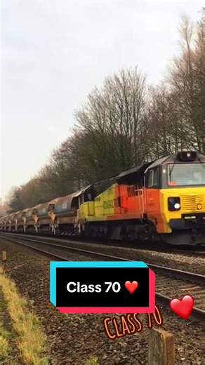 Class 70 Appreciation Post! #class70 #colasrail #freighttrain #fyp #edit