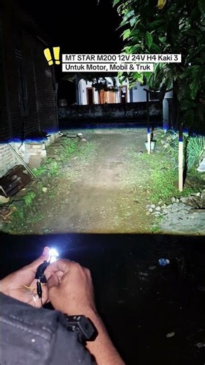 Lampu MT STAR M200 LED PROJECTOR #lampumotormobil