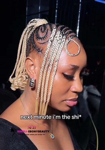 Half attachment hairstyle 🤭#CapCut #simpliebonybeauty #shukuwithbase #shukuhairstyles #shuku