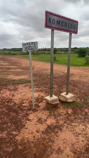 Exploring a Tranquil Rural Setting with Road Signs