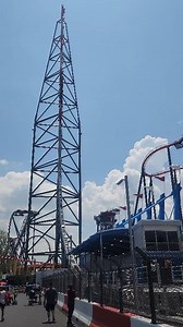 101 mph backwards up a 420 foot tall spike on Top Thrill 2 at Cedar Point 😮‍💨😱🤗 | Coaster101.com