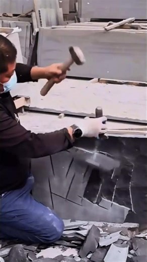 This craftsman carves stone, and the results are truly extraordinary.#shorts #construction #fyp