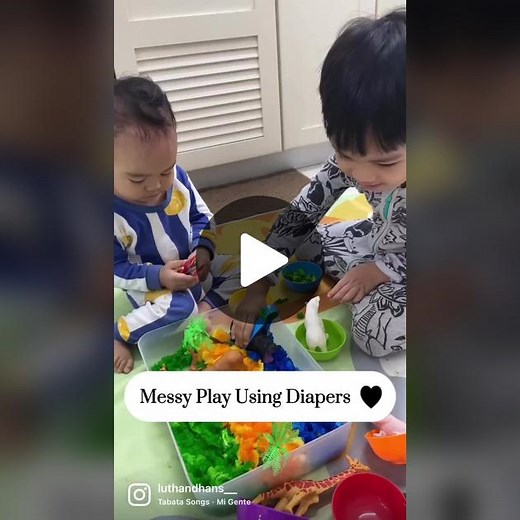 Fun and Easy Diaper Messy Play for Kids
