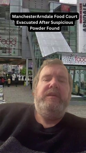 Breaking News: Manchester Arndale Food Court Evacuated After Suspicious Powder Found 🚨 Breaking UK News 🚨 The Manchester Arndale food court was evacuated on Wednesday evening after staff discovered a container holding a suspicious dark powder. Police and fire crews attended the scene as a precaution, with emergency services later confirming no viable risk had been identified. Shoppers were asked to leave while investigations took place, and authorities say the centre will return to normal as s