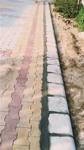 I-Shape Paver Block Installation Final Look | Completed Project at Site