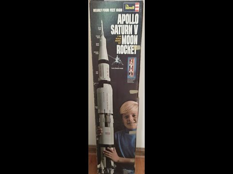 1969 Revell 1/96 Apollo Saturn V Moon Rocket