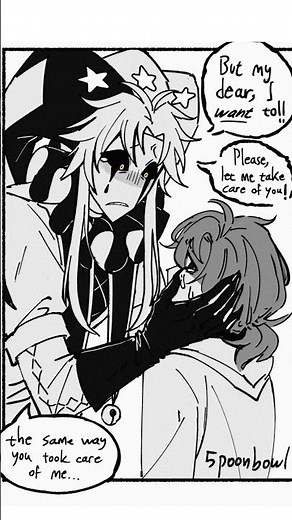 Don't Cry My Dear!🥹❤️Pierrot x MC😳🔥The Freak Circus Comic Dub