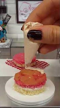 #Shorts 🎬 Mini UNICORN cake 🦄🍰🎂 / GOLD UNICORN cake ! mini cooking / mini food / tiny cake 🦄🍰🎂