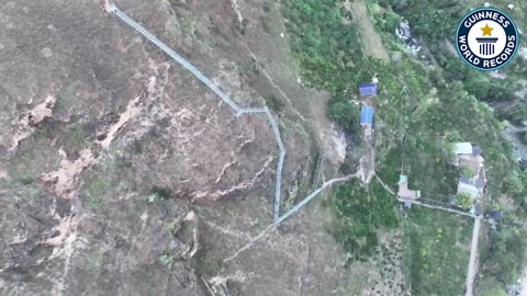 Sichuan's record-breaking steel staircase: a life-changing innovation