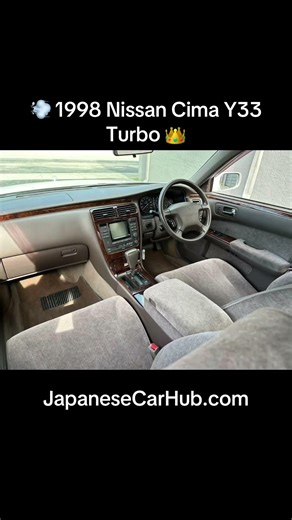 JDM 1998 Nissan Cima Y33 Turbo 👑 Luxury Meets Boost 🎌 The VIP Sleeper You Didn’t See Coming
