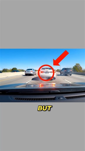 Car Suddenly Braked… Almost Crashed 😳 #shorts