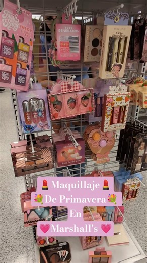 #maquillaje #spring #shopping #makeup #haul #pink #cute #compra #lipgloss #vlog #marshalls #discount
