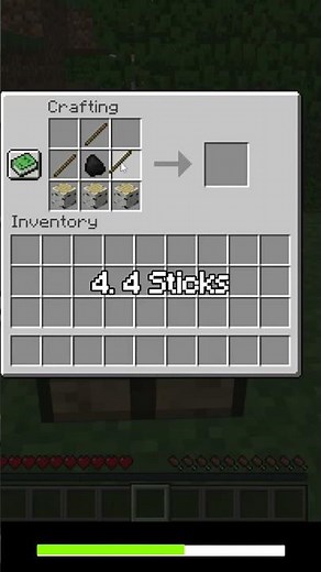 How to Make a Campfire in Minecraft (Quick Tutorial) 🔥 #shorts