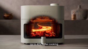 Amazon.com: Chefman Crispinator Air Fryer 6-in-1 with 8 Qt capacity, 450°F Max Temp with TurboFry Pro Technology for Fast and Even Results, Viewing Window, Nonstick Ceramic Basket : Home & Kitchen