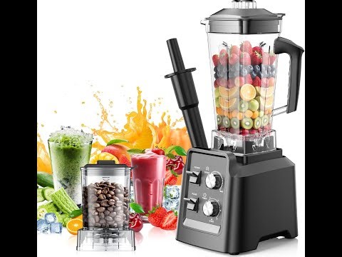 Blender for Smoothies, Blender with 68Oz. Pitcher & 20Oz. Grinder, 28000 RPM Blenders