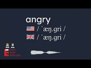 How to pronounce angry? US English UK English IPA Audio Waveform 👩👨 How to say angry correctly?