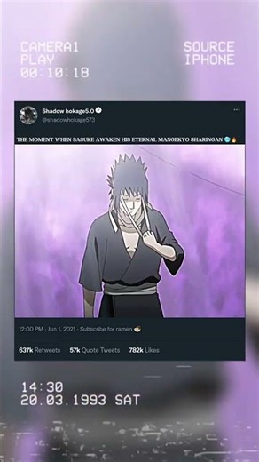 Sasuke awaken his eternal mangekyo sharingan 🥶🔥 #shortsfeed #shorts #viralshorts
