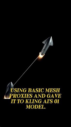 How I use Blender and Kling AI's O1 model to animate the Stardust starship 🛸✨