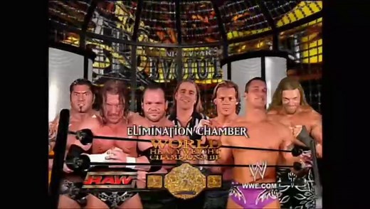 WWE New Year's Revolution 2005 - Triple H vs Edge vs Chris Jericho vs Batista vs Chris Benoit vs Ran