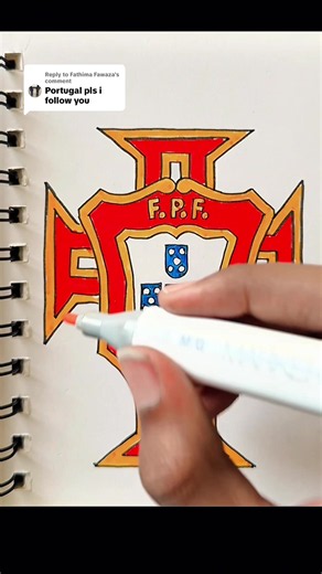 Portugal Logo Drawing Tutorial - Easy Step-by-Step