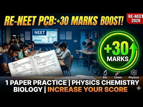 ​RE-NEET 2026: PCB Question Practice | Increase +30 Marks in One Paper! 🚀 Day-1