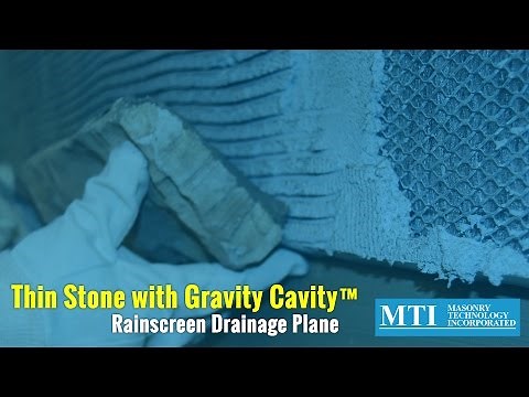 How to Install Thin Stone with a Rainscreen - Gravity Cavity Installation Video