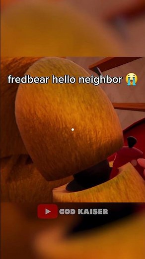 Fredbear Hello Neighbor Mod #fnaf #scary #gaming
