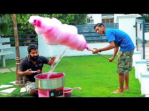 Making Biggest Cotton Candy | ആനക്കുള്ള പഞ്ഞിമുട്ടായി ഉണ്ടാക്കി | M4 Tech |