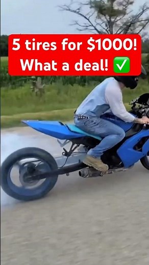 Cheapest $1000 motorcycle tire test #motorcyclebike #testing