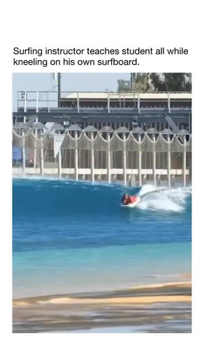 Daily Joy USA 🇺🇸 on Instagram: "This surfing instructor just took multitasking to another level. While kneeling on his own surfboard, he’s guiding his student through every move out on the waves. Balance, skill, and pure control all in one smooth motion. It’s the kind of calm confidence that only comes from true mastery. Teaching, surfing, and gliding like it’s second nature. Follow @dailyjoyusa to see more!"